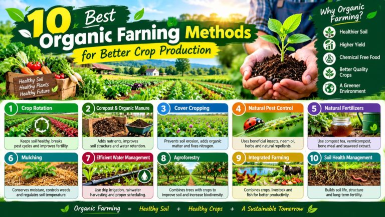 10 Best Organic Farming Methods for Better Crop Production