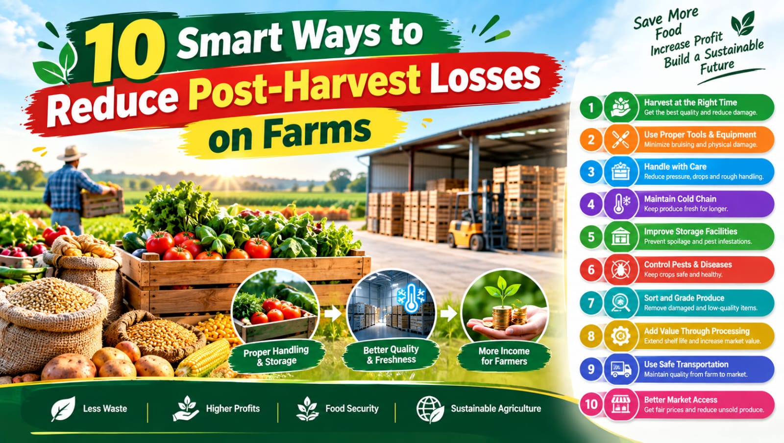 reduce post-harvest losses